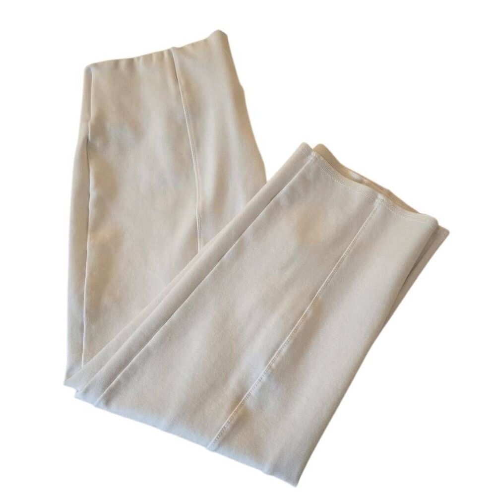 SLIM FACTOR by Investments Womens Slim Straight High Waist Ankle Pants White 1X